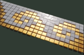 Echtgold mosaik - Bordüre